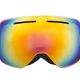 A pair of rainbow spherical Fetop snow goggles